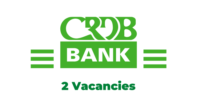 2 Vacancies Open at CRDB Bank Tanzania