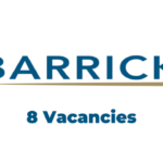 8 Vacancies Open at Barrick