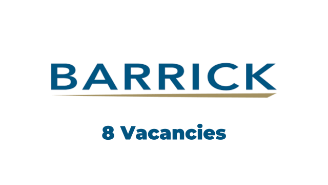 8 Vacancies Open at Barrick