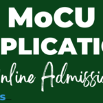 MoCU Online Admission 2024-25 Application