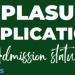 PLASU Online Admission Application 2024-25 List