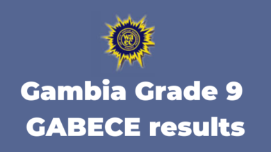 Gambia Grade 9 GABECE results 2024/25 Released: 7 Easy Steps To Check