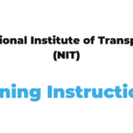 National Institute of Transport (NIT) Joining Instruction 2024-25 PDF