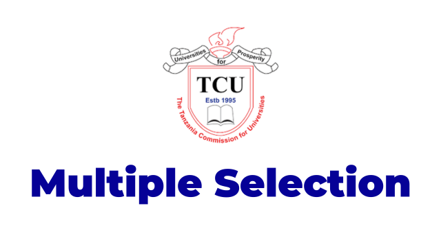 TCU Multiple Selection 2024-25 Results Released PDF