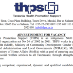 5 Vacancies Open at THPS Tanzania